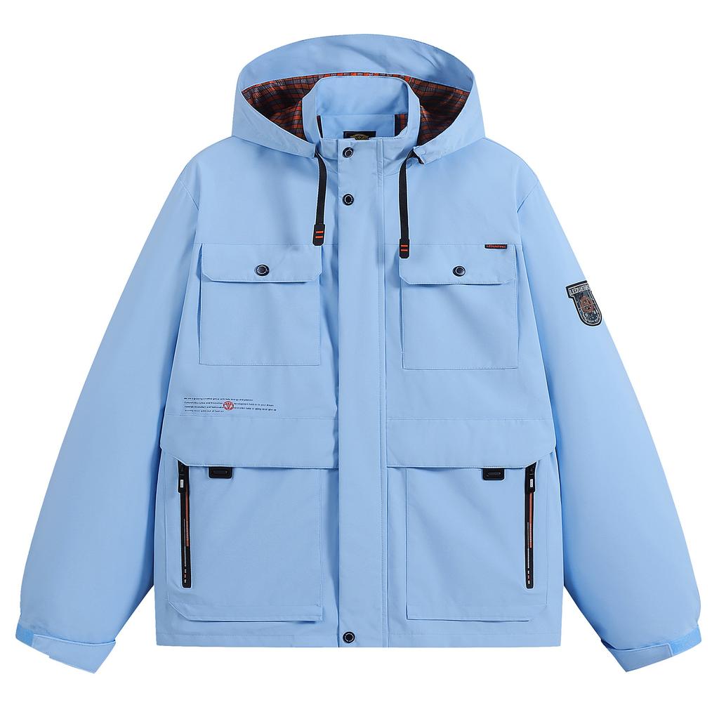 Giacca Giacca con Cappuccio Giacca da Uomo Parker Giacca Casual con Cappuccio Cappotto Impermeabile Giacca con Cappuccio Giacca