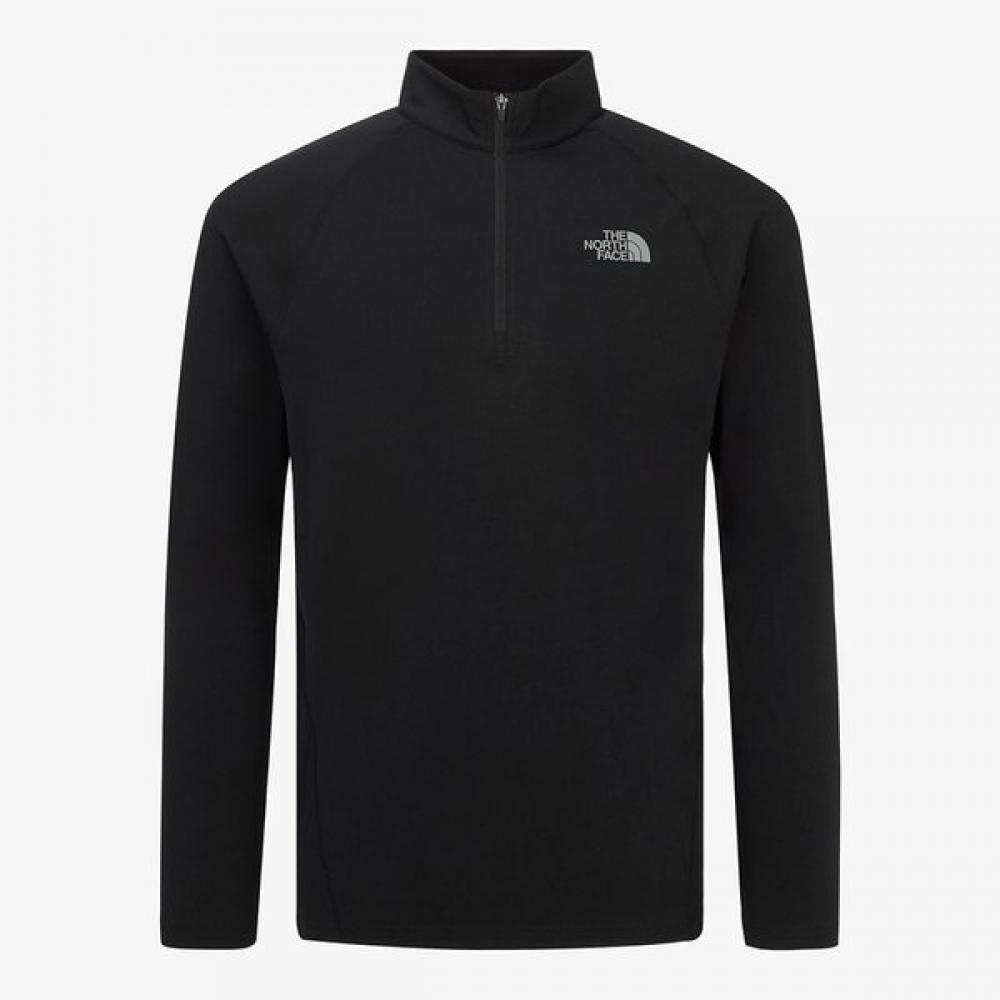 The North Face Men S liSco Long Sleeve Zip Up Black Nt7lr54a BLACK/095