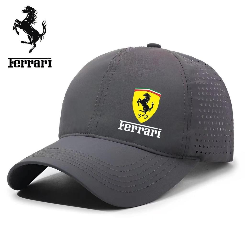 Ferrari Herren F1 Rennkappe Outdoor Baseballkappe Atmungsaktive Sonnenschutzkappe für Ferrari F1 F80 SF90 Stradale SF90Spider 296 GTB GTS