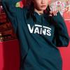 Vans Letter Logo American Vintage Print Loose Hoodie Unisex hoodies Light-Green VN0A4MM960Q