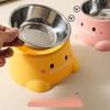 Stainless Steel Cat Bowl Dog Bowl Food Basin Anti-overturn Cat Drinking Bowl Puppy Rice Basin Pet Supplies