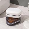 Quick Drain Easy Cleaning Creative Tray Double Layer Toilet Soap Dish Soap Container