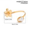 2025 Trendy Starfish Open Cuff Bangles Adjustable Armband Silver Gold Color Punk Flower Conch Geometric Upper Arm Bracelet for Women Beach Jewelry