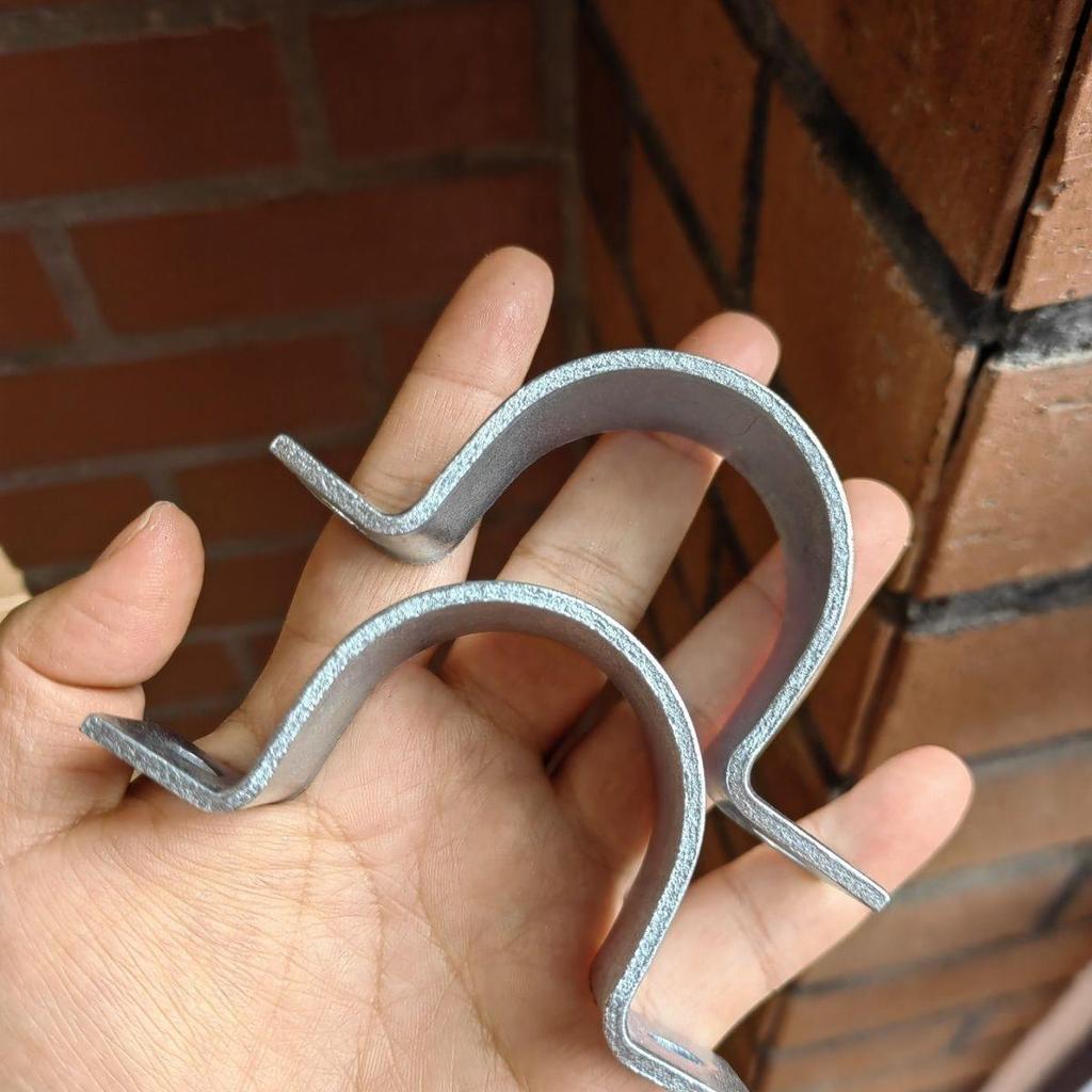 Extra Thick 3mm PPR Pipe Clamp Hoops, U-Shaped Wall Mount, 30mm Wide