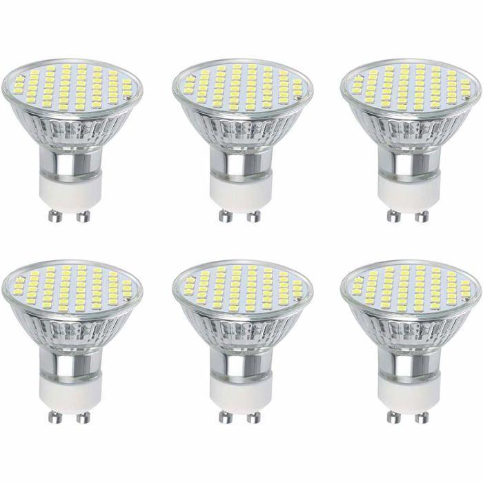 Ampoule led - vicloon - bs-3w6pcsgu10led-nt-fba - 3w - 300lm - blanc froid