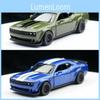 Challenger Simulation Alloy Srt Hellcat Sports Car Model Toy Display For
