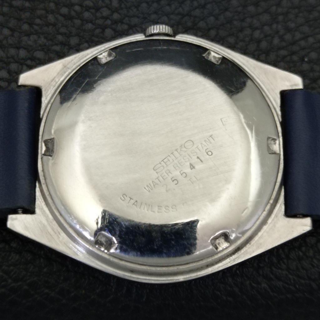 JAPAN VINTAGE SEIKO 5 AUTOMATIC 6309A MENS BLUE COLOR DIAL WATCH A701441-5 R206b-a701441