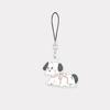 Doodle Puppy Design Phone Strap