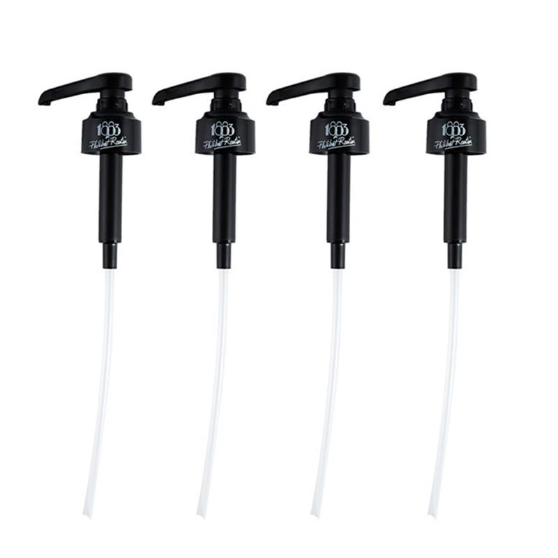 4 Pcs Syrup Bottle Nozzle Oyster Sauce Bottle Nozzle Ketchup Squeeze Press Nozzle Pressure Oil Sprayer Pump Dispenser