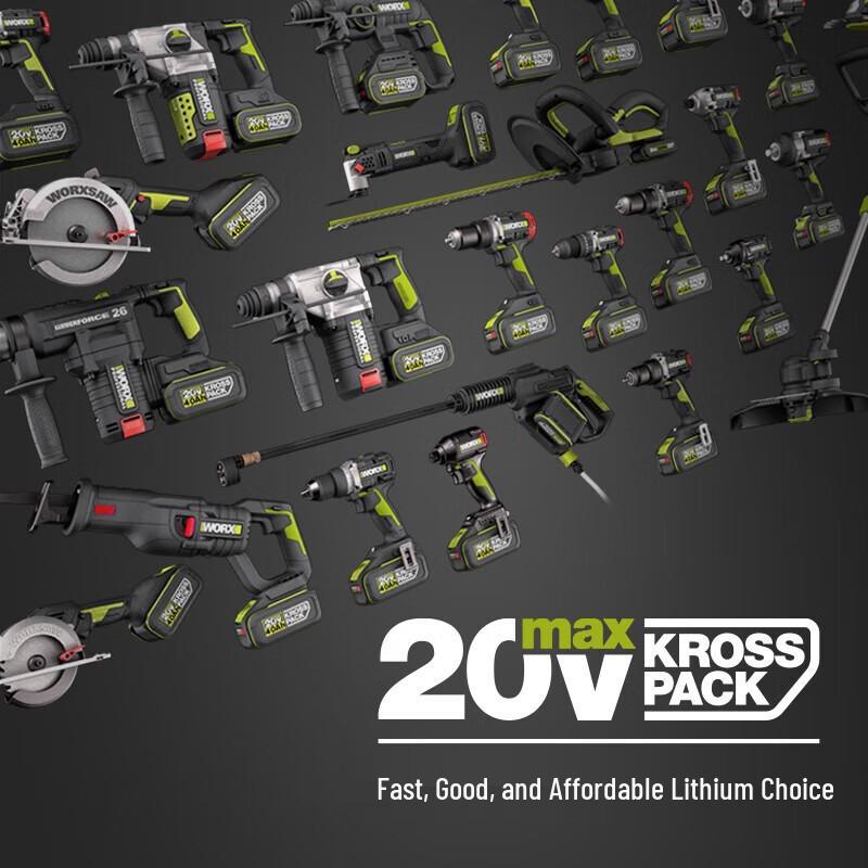 Worx 20V Cordless Car Vacuum Cleaner CN plug (adapter included)