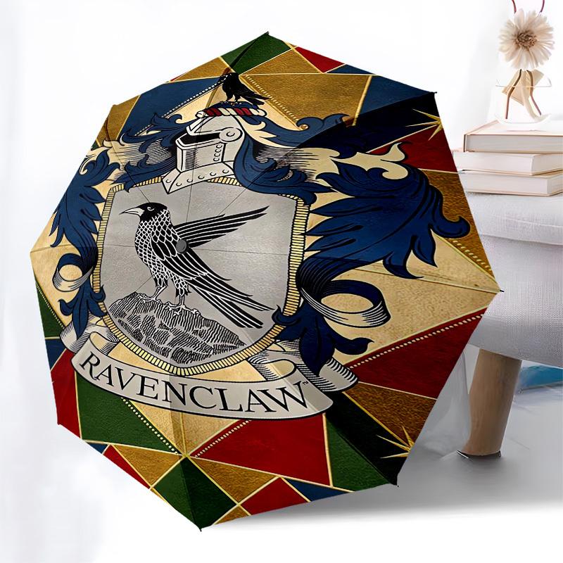 1pc Ravenclaw Crest Umbrella with Plastic Handle,Suitable for All Seasons Travel Outdoor Multi-functional UmbrellaDCS065