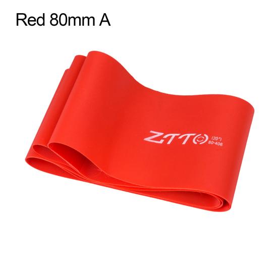 

Велосипедная ободная лента Устойчивость к давлению Защита от проколов Велосипедные детали Защитная прокладка для велосипедной камеры 80mm A красный