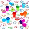 10 Stück gemischte Stempel für Kinder Selbstfärbende Stempel Kinderspielzeugstempel Smiley-Gesicht Stempel Scrapbooking DIY Malerei Po Album Dekor