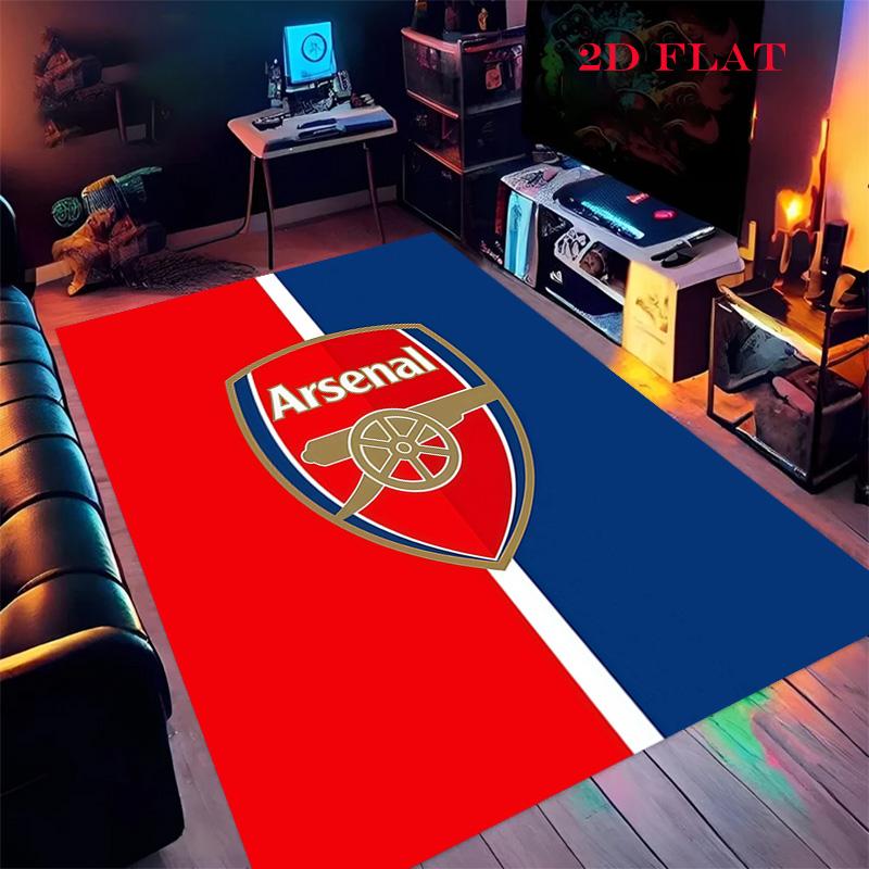 The Gunners Logo Carpet Rug for Living Room Bedroom Home Sofa Decoration,Kids Play Nonslip Floor Mat
