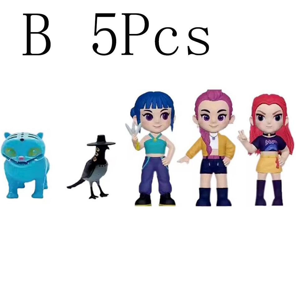 2027 NEW Kpop Devil Hunter Rumi Zoe Mira anime polyvinyl chloride character collection desktop trinkets Childrens New Year gift