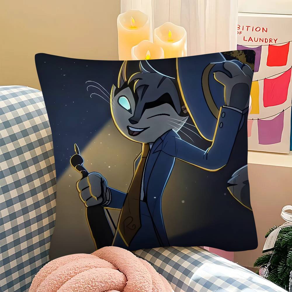 pc Lackadaisy Anime Pillow Case Fashion Square Pillowcase Bedroom Sofa Room Ins Decoration Leisure