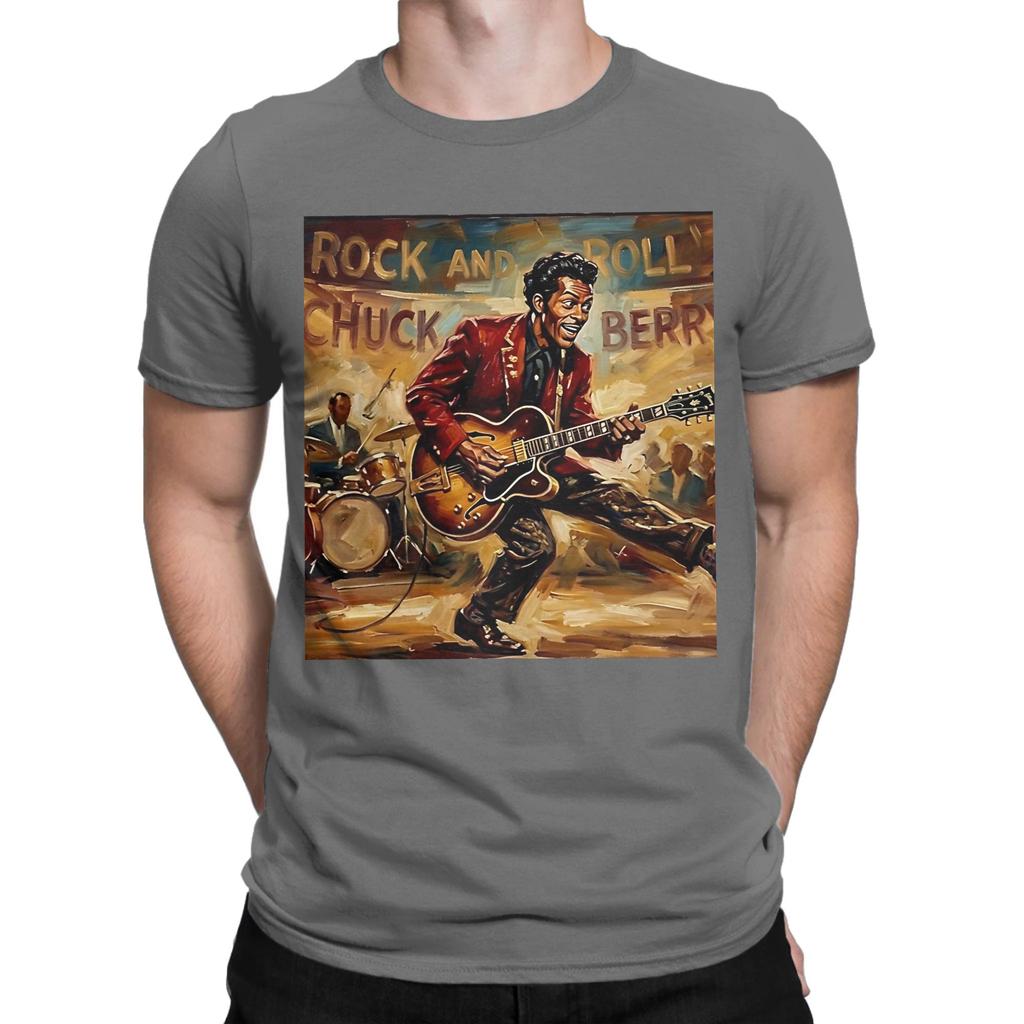 Johnny B Funny Graphic 100 Cotton Tshirt Chuck Berry Tops Tees For Unisex