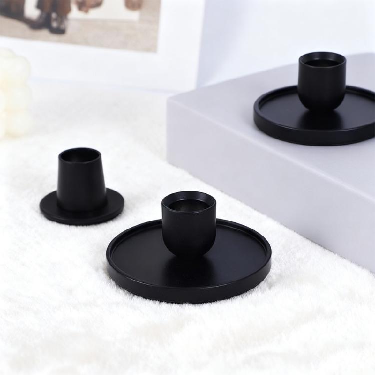 3Piece Metal Candle Holders Set Design Wedding Party Gift Home Accessories