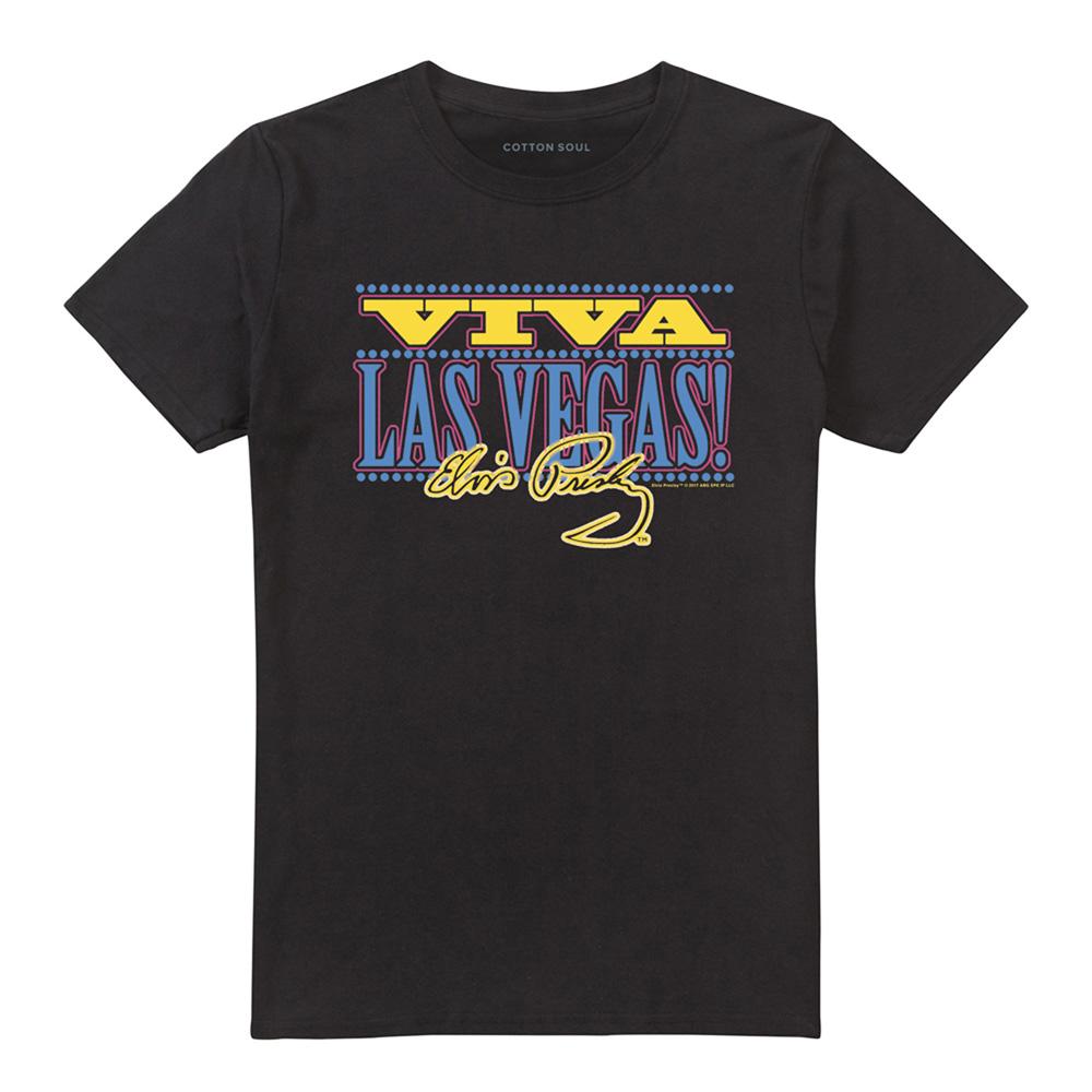 Elvis Presley Unisex Adult Viva Las Vegas Long-Sleeved T-Shirt