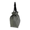 Drawstring Eco Bag Capacity Eco Stylish Foldable Eco Rain Lightweight [Yubi] [Large Bag, Sub-Bag, Bag, Cover] Women's (Gray)