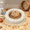 Heat-dissipating Hamster Cooling Bed Rattan Mat Hamster Sleeping Pad  All-season