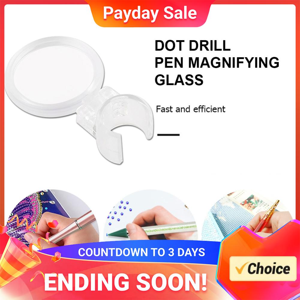 Diamond Painting Tools Magnifier Hands-Free Magnifying Glass Diamond Painting Pen Magnifier for Painting Drawing Embroidery