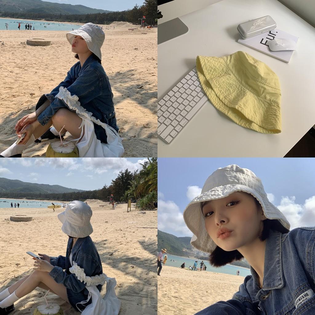 Fashionable Cotton Summer Bucket Hat For Women Stylish Breathable Sun Protection