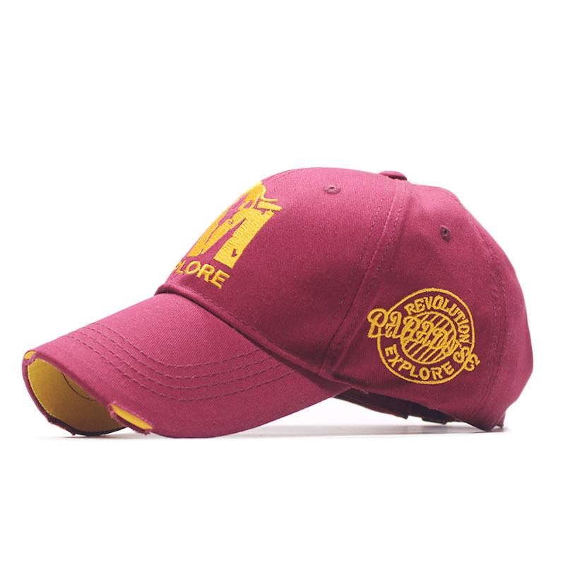 Spring and summer new M wolf baseball cap/Wolf-M Lee Minyu hat/embroidered wolf hip-hop hat