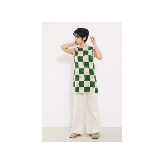 block crochet knit tops pattern GRN5