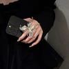 Temperament For Girls Women Opening Rings Metal Rings Big Butterfly Korean Finger Rings