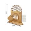 Eid Mubarak countdowns Calendar Decorative Wooden for Centerpiece