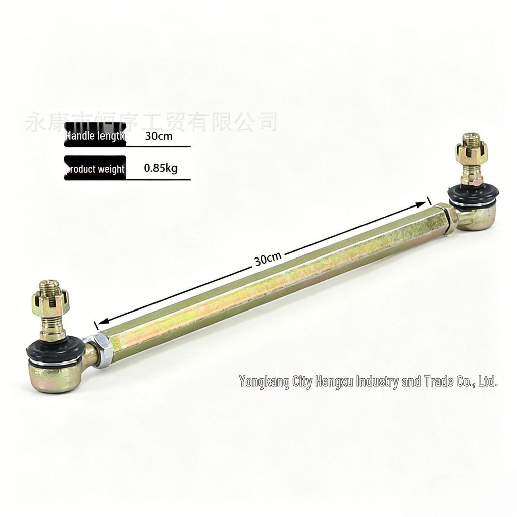 ATV and Beach Buggy Steering Rod with M12 Ball Joint for Longding, Hanma, Gongniu Models