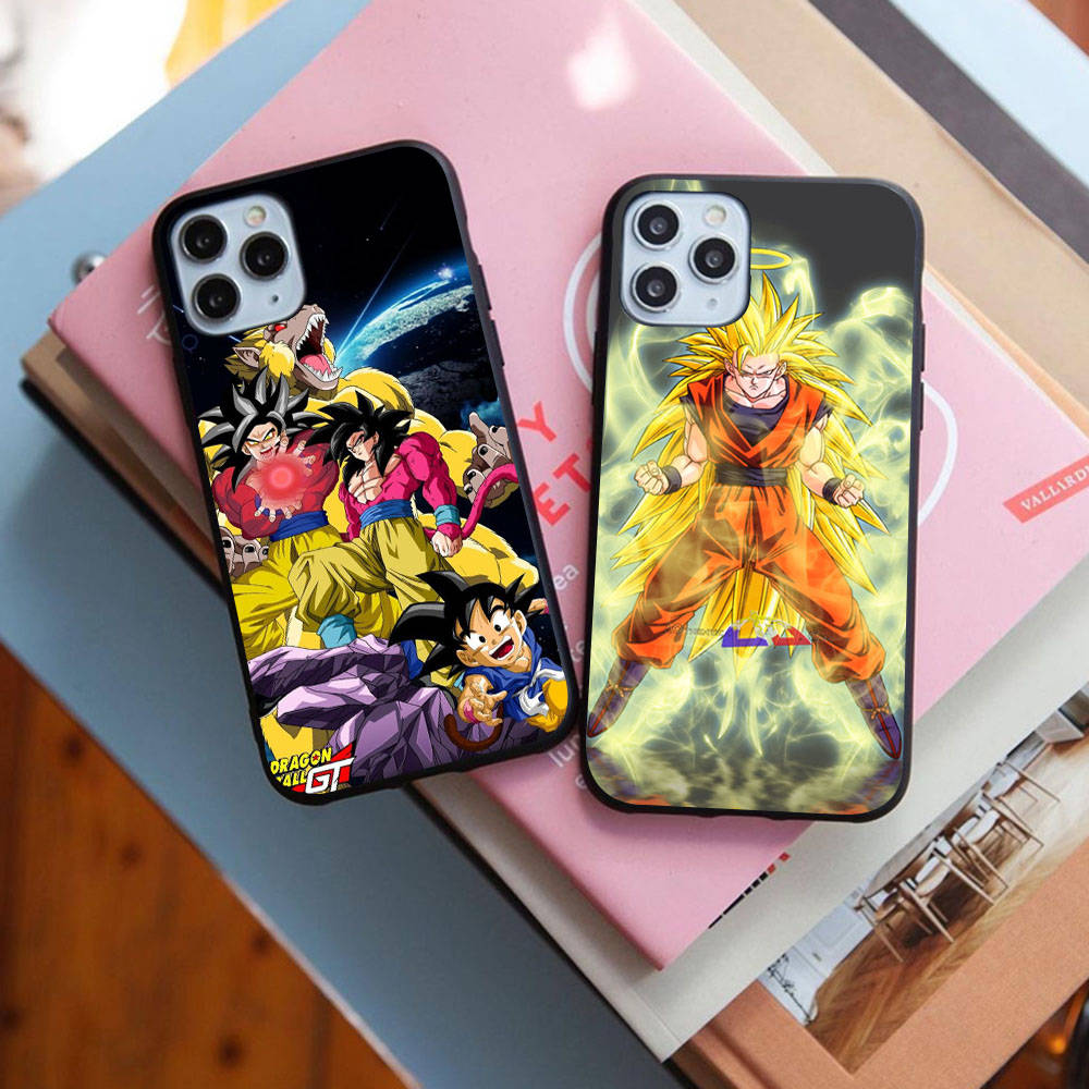 Case for OPPO Reno 8 6 5 Pro Find X3 A17 A3 A31 A38 A40 A53 A54 A55 A74 A76 A78 A77 A80 A94 A95 A96 Lite Black Sofe Cover WI55 Dragon Z Ball