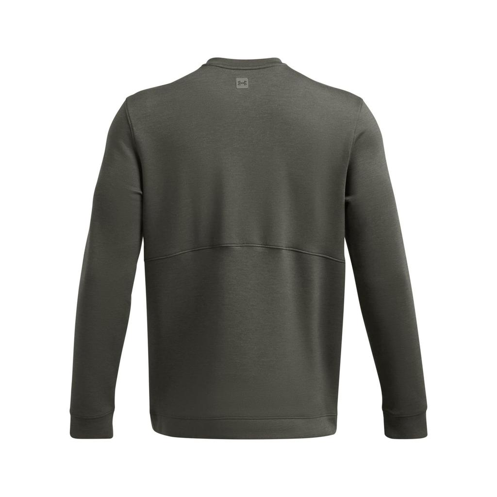 Under Armour UA Meridian Crew Neck Solid Color Casual Long Sleeve Sweatshirt Men sweatshirt Ocean-Green 1379667-390