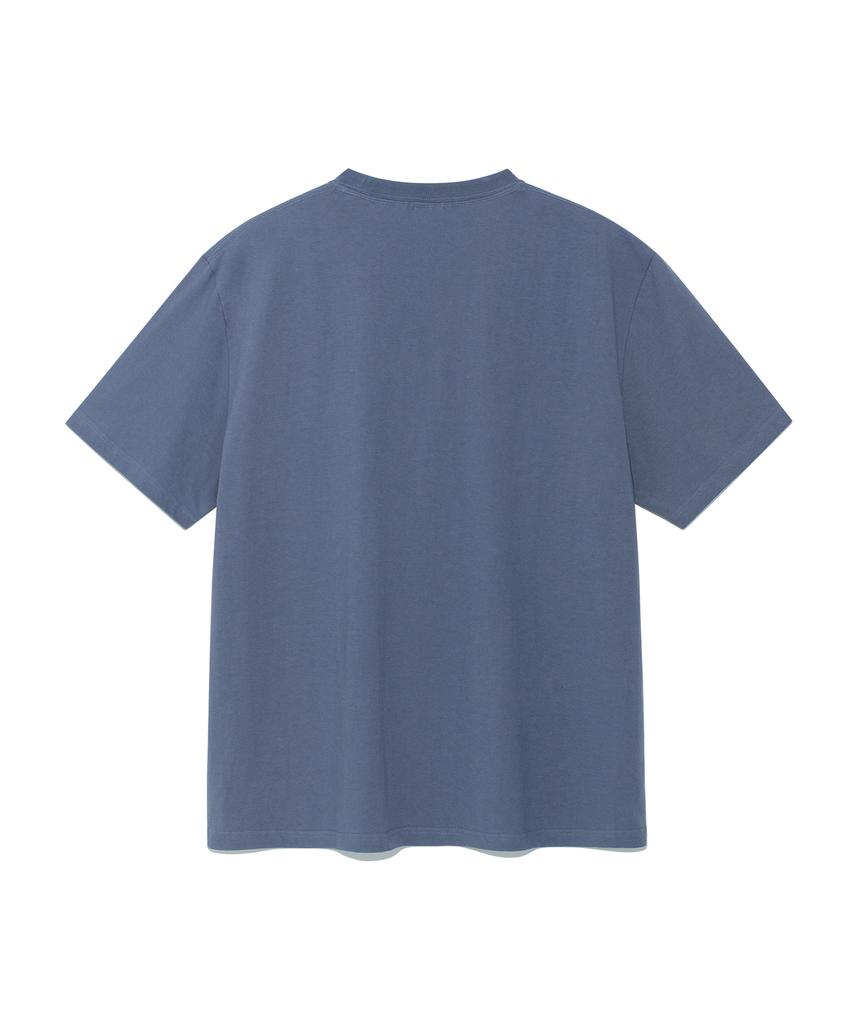 THE COLDEST MOMENT Tcm Dot Flower T (Blue)