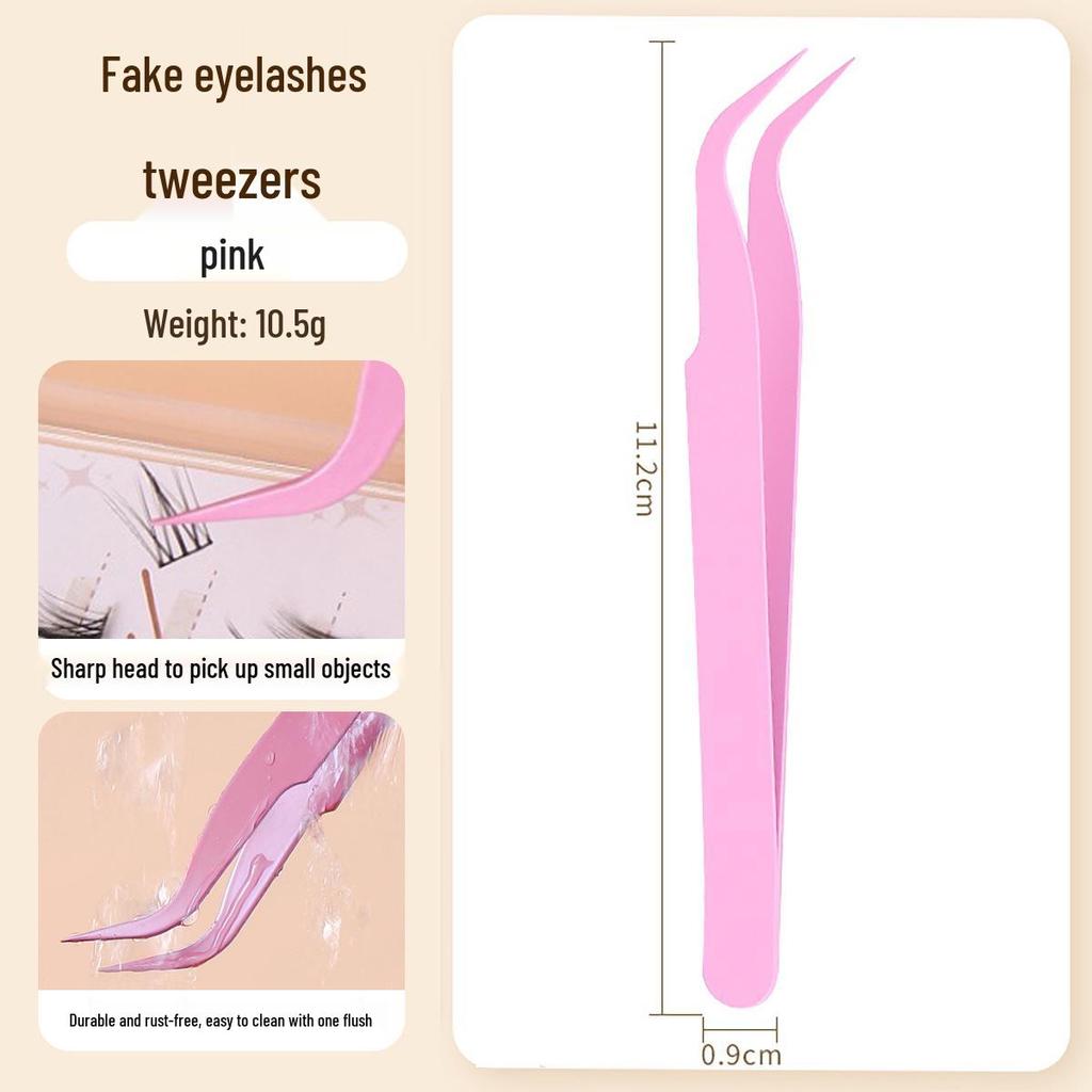 Mengjie Shangpin Large Capacity Bar Glue-Free Removable False Eyelashes for Beginners - Thick Single Cluster Segmented Style