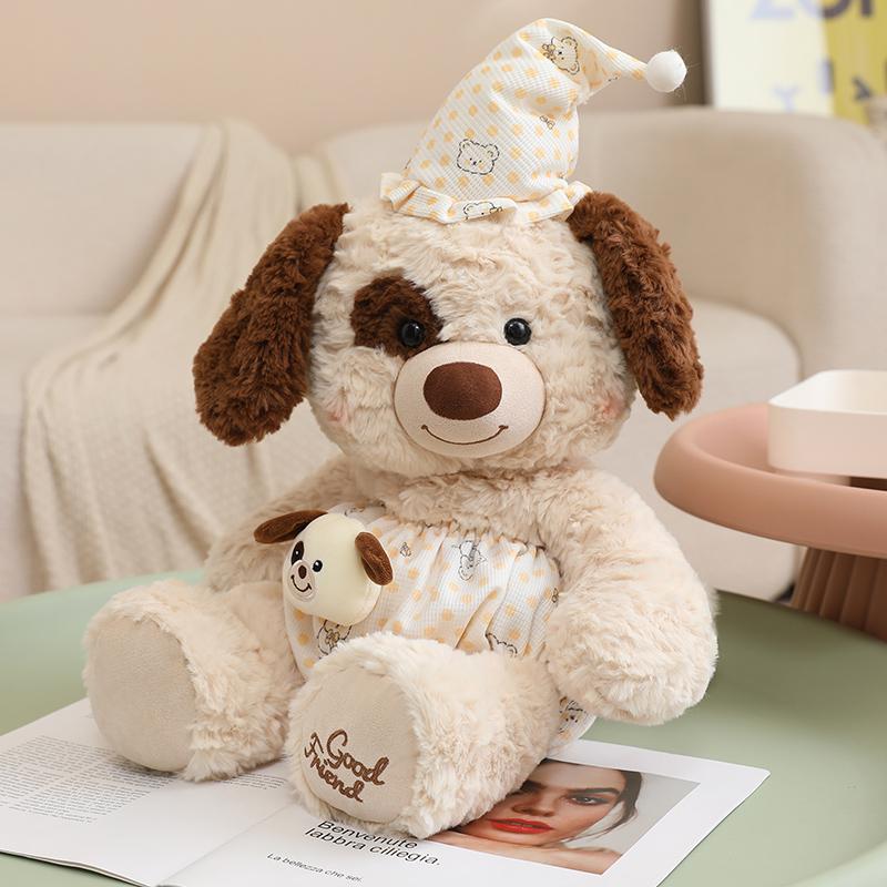 New Bear Dog Rabbit Plush Toys High Quality Good Night Bear Dog Rabbit Plush Toys High Quality Cozy Sweet Adorable Gift