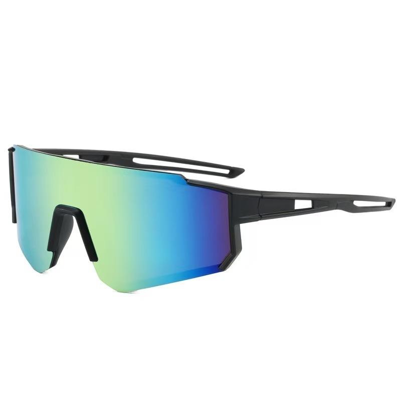Outdoor Cycling Sports Glasses Men's and Women's Fashion Integrated Large Lenses Motorcycle Protective Goggles Mountain Bike