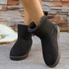 Women's Winter Furry Slip-Resistant Platform Sneakers/Boots - Thick Platform Height Increase