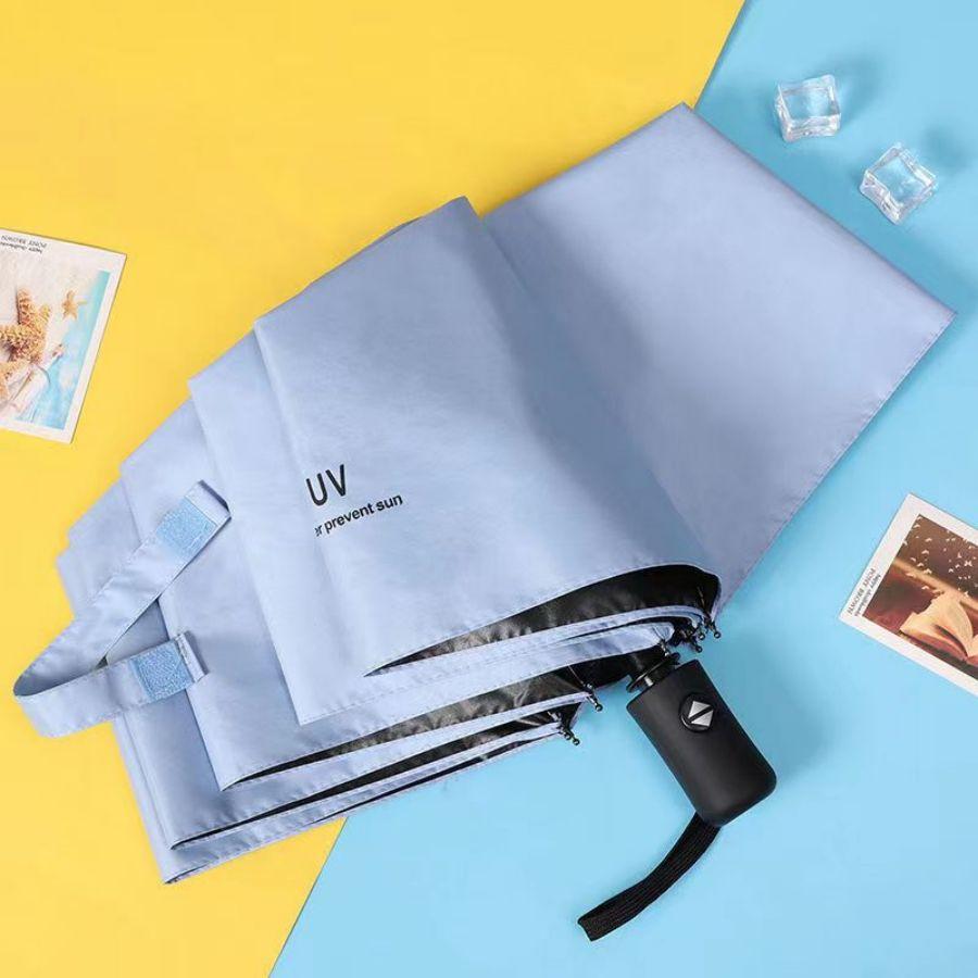 Heavy Duty Travel Umbrella with Automatic UV Protection - Windproof and Waterproof