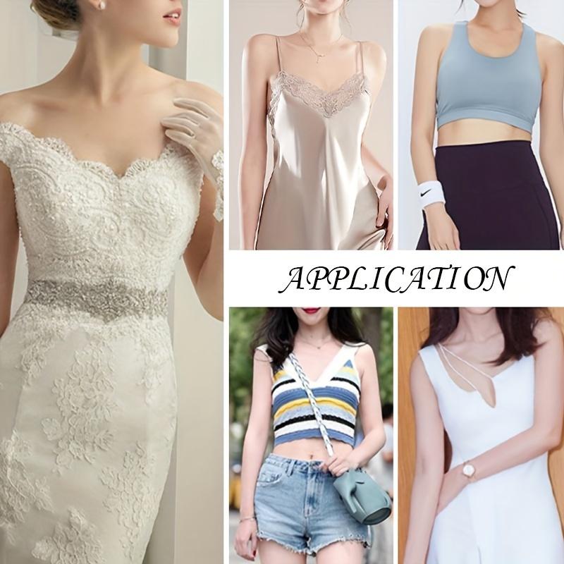 1 pár silikonové neviditelné podprsenky bez ramínek, samolepicí návleky na bradavky push-up bez zad, doplňky dámského spodního prádla a spodního prádla