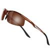 Glazata Polarized Sports UV400 for and Driving Sunglasses, Protection, Driving, Baseball, Cycling, Motorcycles, Running, Golf, (Brown)