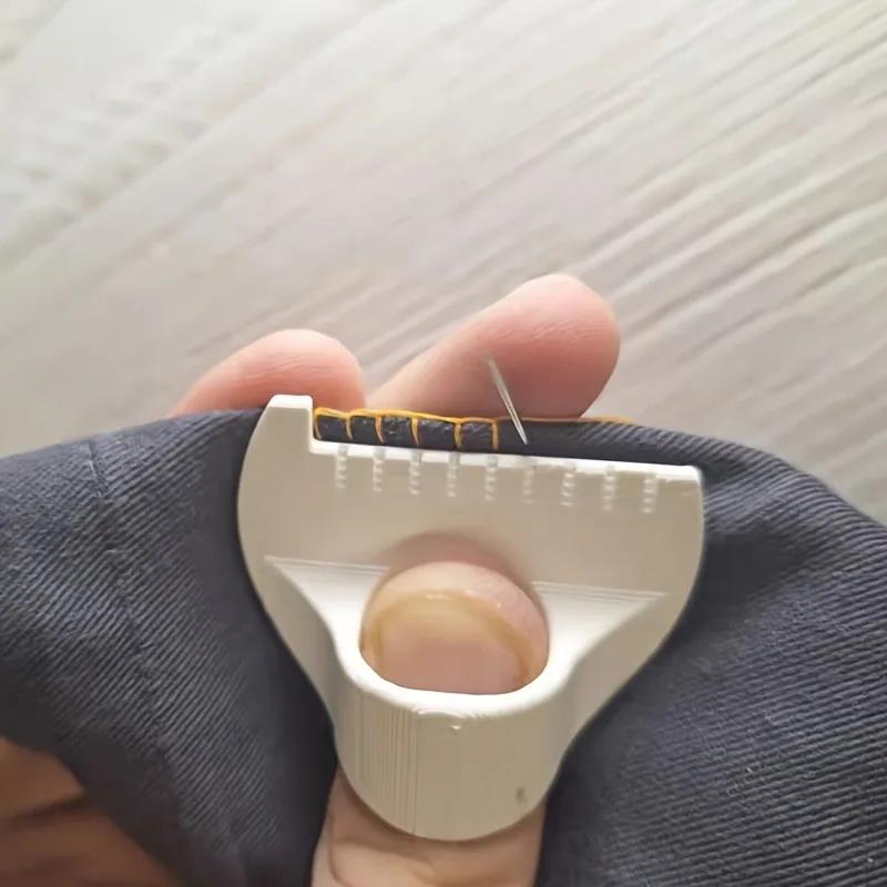 1pc Easy Sewing Guide for Beginners & Seniors - Plastic Hand Sewing Tool with 3mm Spacing for DIY Crafting
