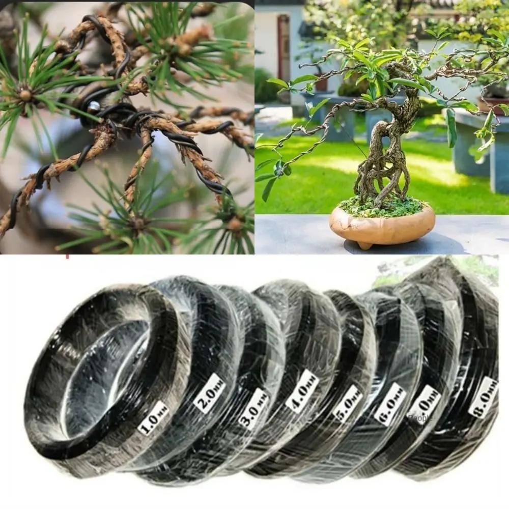 Fio de Alumínio para Bonsai Jardim Forma de Bonsai 1//2//3//4//5/6/7mm Fio de Treinamento para Bonsai 5/10M Suporte para Plantas Ferramenta de Modelagem de Plantas