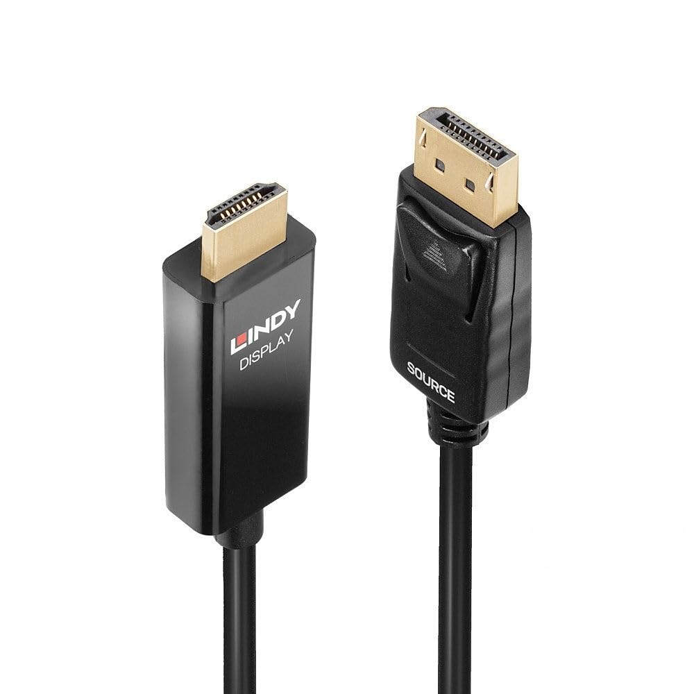 

LINDY 3m DisplayPort to HDMI 2.0 HDR Active Conversion Cable (Part Number: 40927)