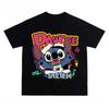 New Cute Cartoon Retro Cartoon Stitch Graphic Print High Quality Unisexs and Womens Short Sleeve Loose Casual TShirts