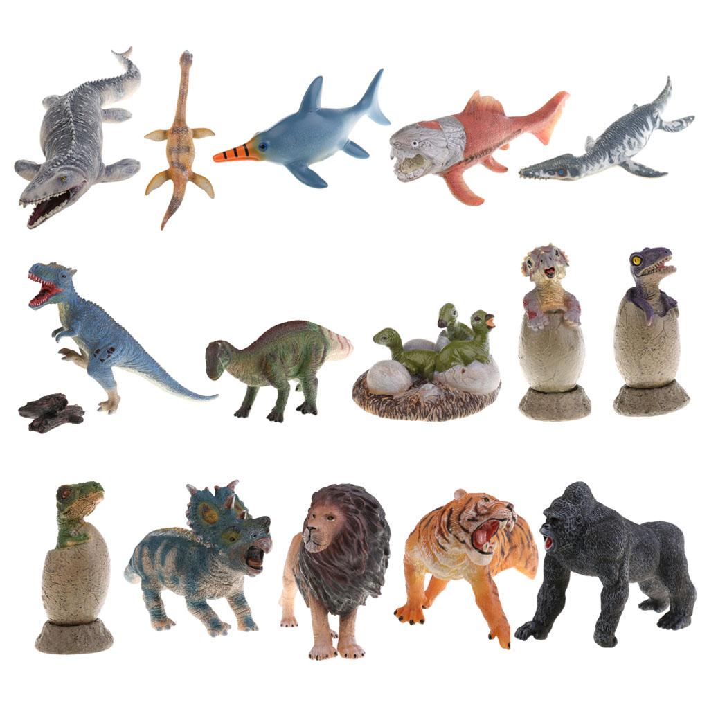 Dinosaur Lion Chimpanzee Animal Model Action Figure Collectible Figurines Kids Educational Toys