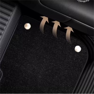 For VW GOLF 6 7 8 Auto New Models Double Layer 5D Custom Car Floor Mats Carpets Foot Liners Car Accessories