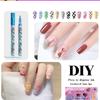 Nail Art Marker Set 12 Pieces Water-Based Quick-Dry Nail Polish Pens Fine Tip Nail Drawing Tools for Detailed Nail Designs and Decorations