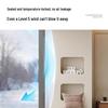 Windproof Transparent Insulation Film for Doors & Windows - No-Drill Seal, Cold Protection, Anti-Freezing Curtain